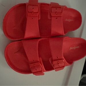 Red Sandals